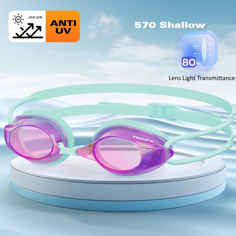 Goggles Swim - نظارات سباحة للجنسين - مضادة للضباب