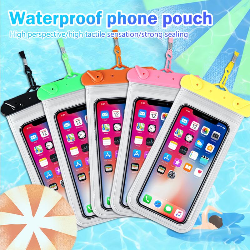 Dry Bag Waterproof - 【F】حافظة مقاومة للماء بتصميم شفاف بالكامل