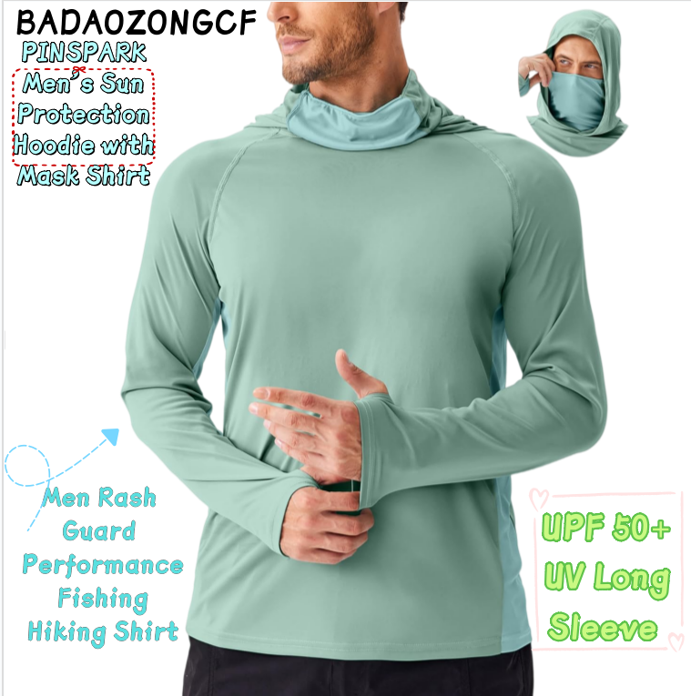 Rash Guard - قميص PINSPARK للرجال للحماية من الشمس