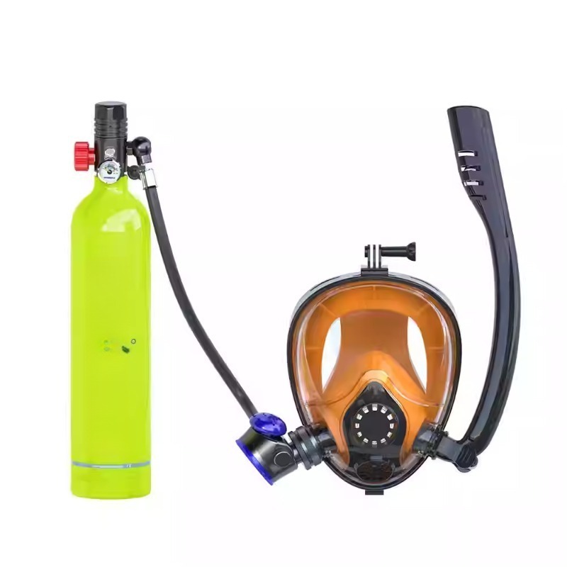 Snorkel Set - مجموعة كاملة للغوص تشمل قناع وأنبوب