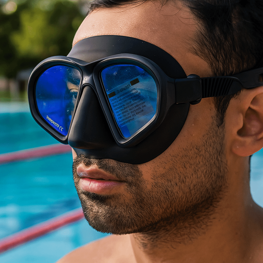 Snorkel Set - قناع غوص من الزجاج المقوى قابل