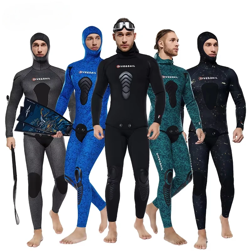 Wetsuit Men - بدلة غطس من النيوبرين بسماكة 5