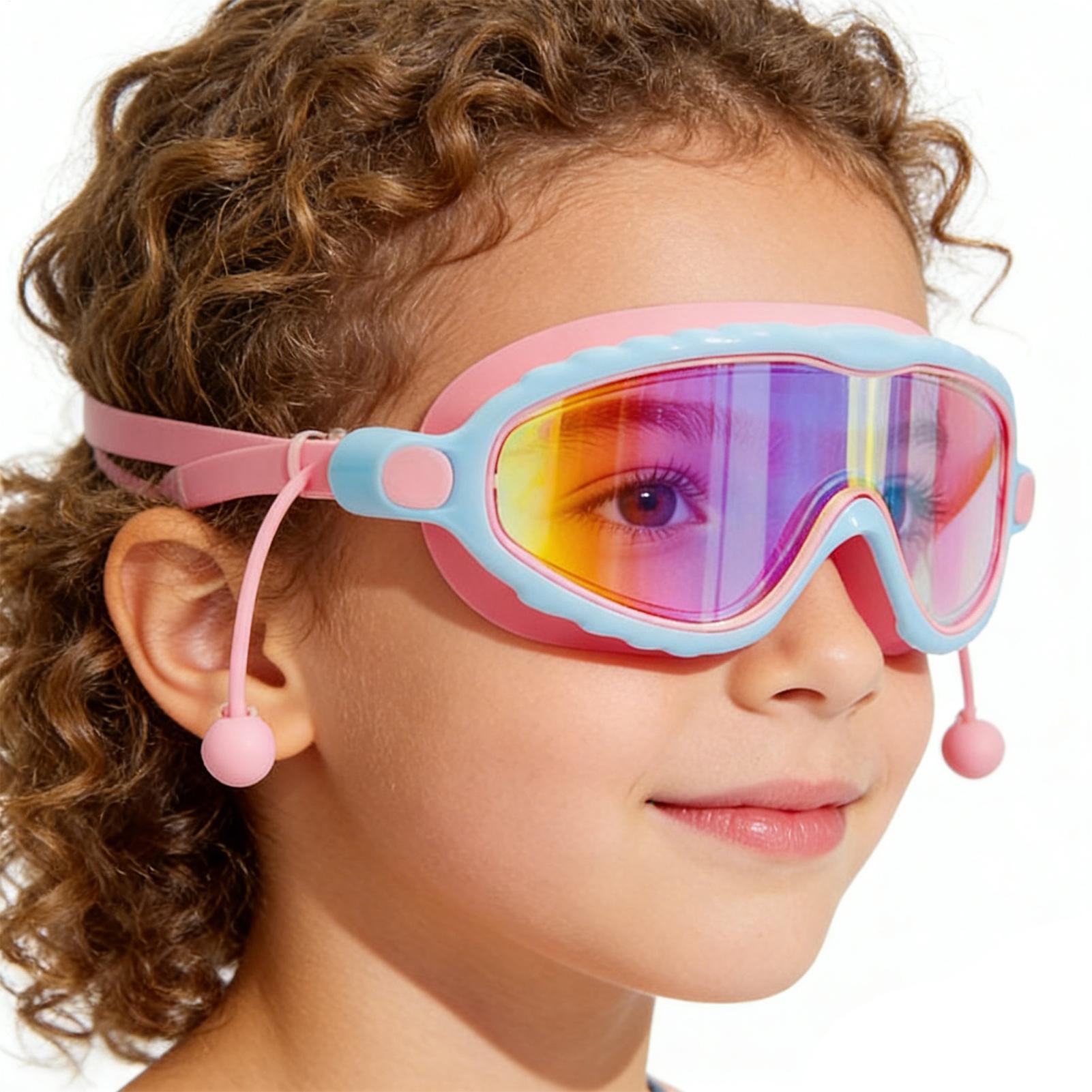 Goggles Swim - نظارات سباحة للأطفال مضادة للضباب وحماية