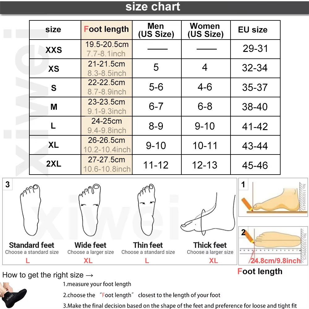النيوبرين الجوارب 3 مللي متر 5 - مراجعة Swim Fins وسعره