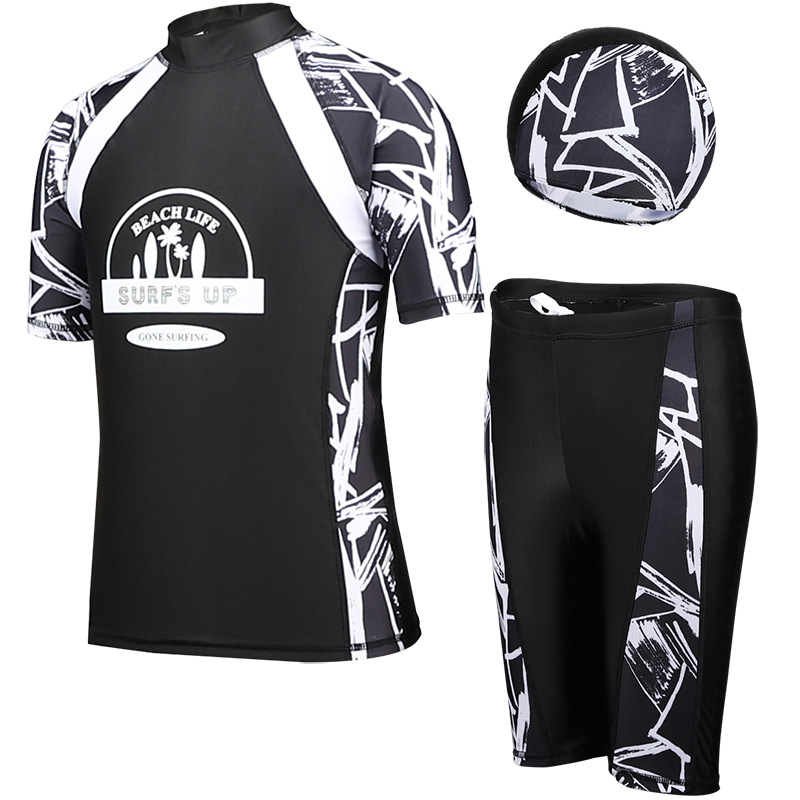 ملابس سباحة للأطفال من 3 قطع،  - مراجعة Rash Guard وسعره