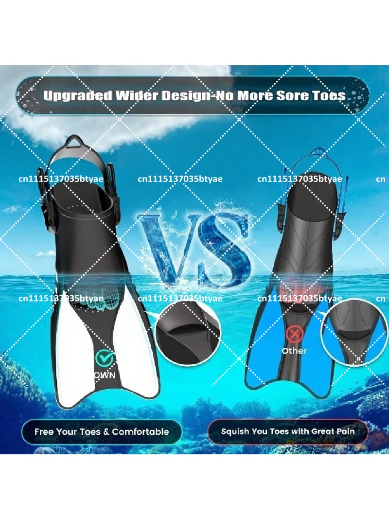 زعانف غوص احترافية قابلة للتعد - مراجعة Swim Fins وسعره
