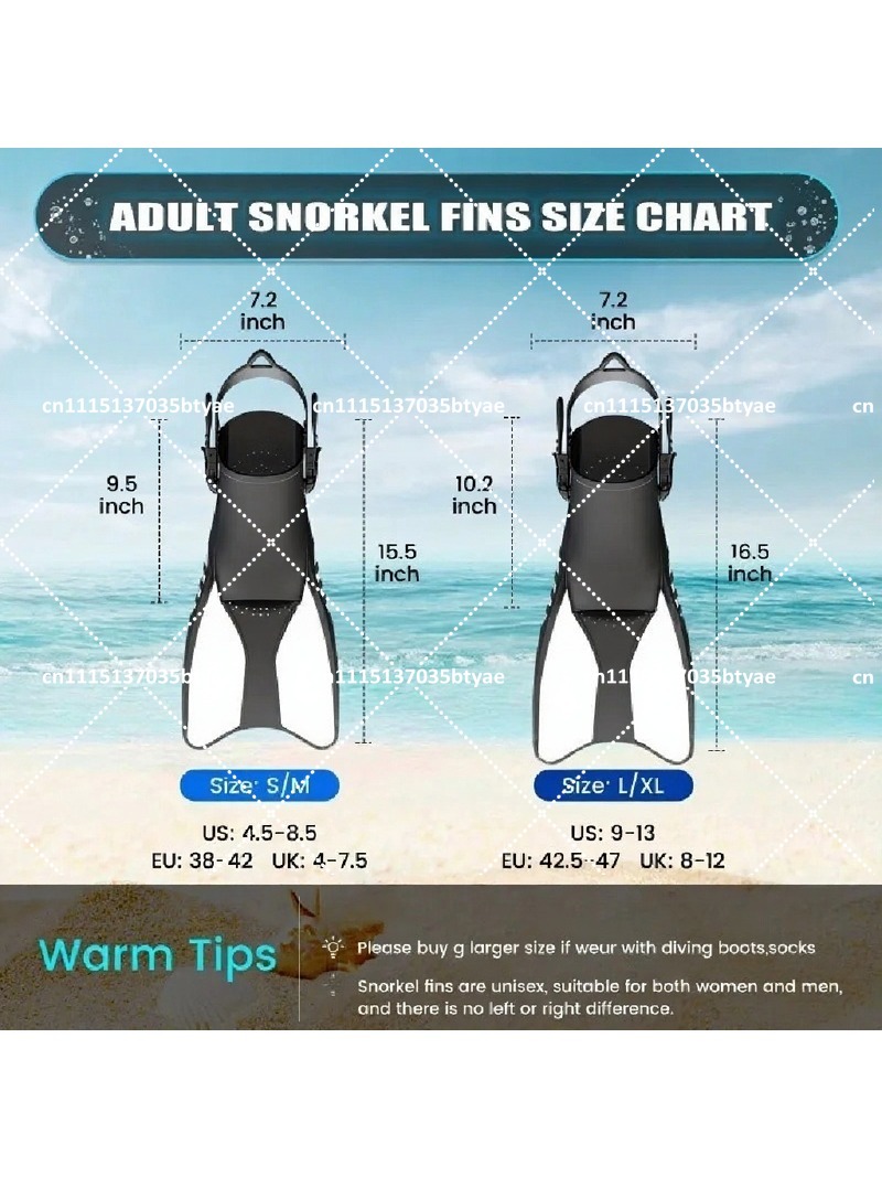 زعانف غوص احترافية قابلة للتعد - مراجعة Swim Fins وسعره