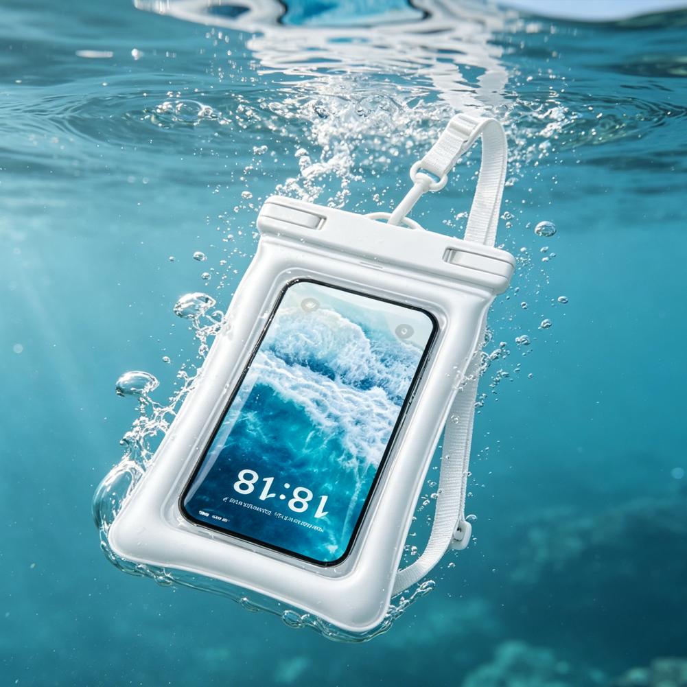 حافظة هاتف مقاومة للماء مع حبل - مراجعة Dry Bag Waterproof وسعره
