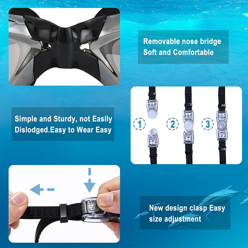 نظارات السباحة نظارات السباحة  - مراجعة Goggles Swim وسعره