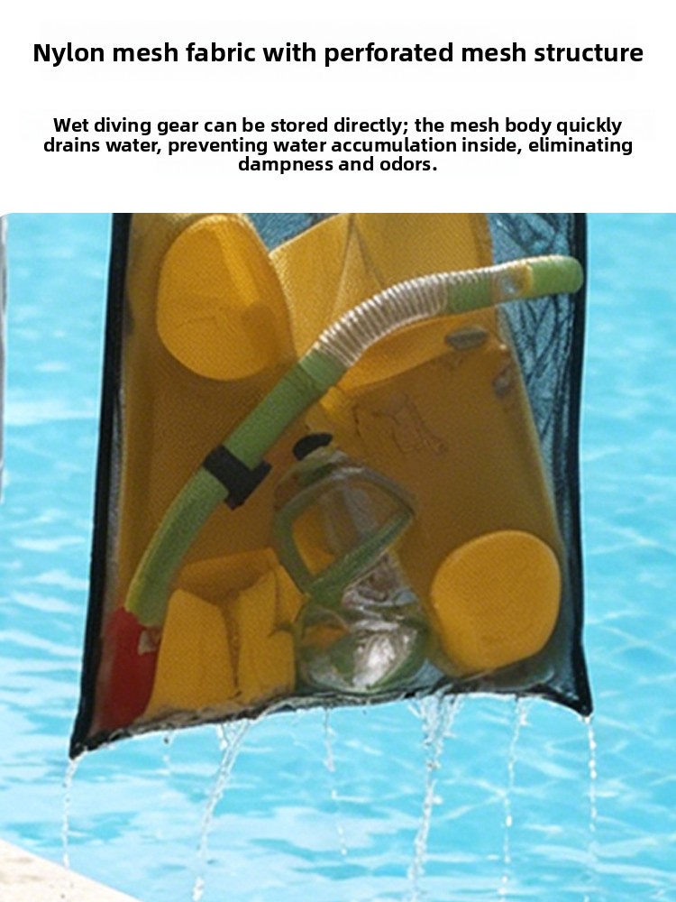 حقيبة تخزين شبكية محمولة بسحاب - مراجعة Snorkeling Gear وسعره