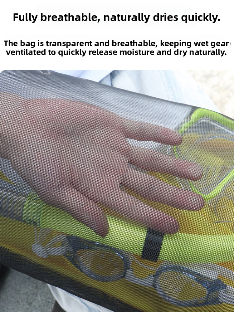 حقيبة تخزين شبكية محمولة بسحاب - مراجعة Snorkeling Gear وسعره