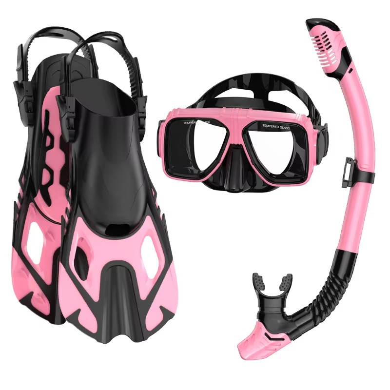 طقم غوص احترافي من 3 قطع: قناع - مراجعة Swim Fins وسعره