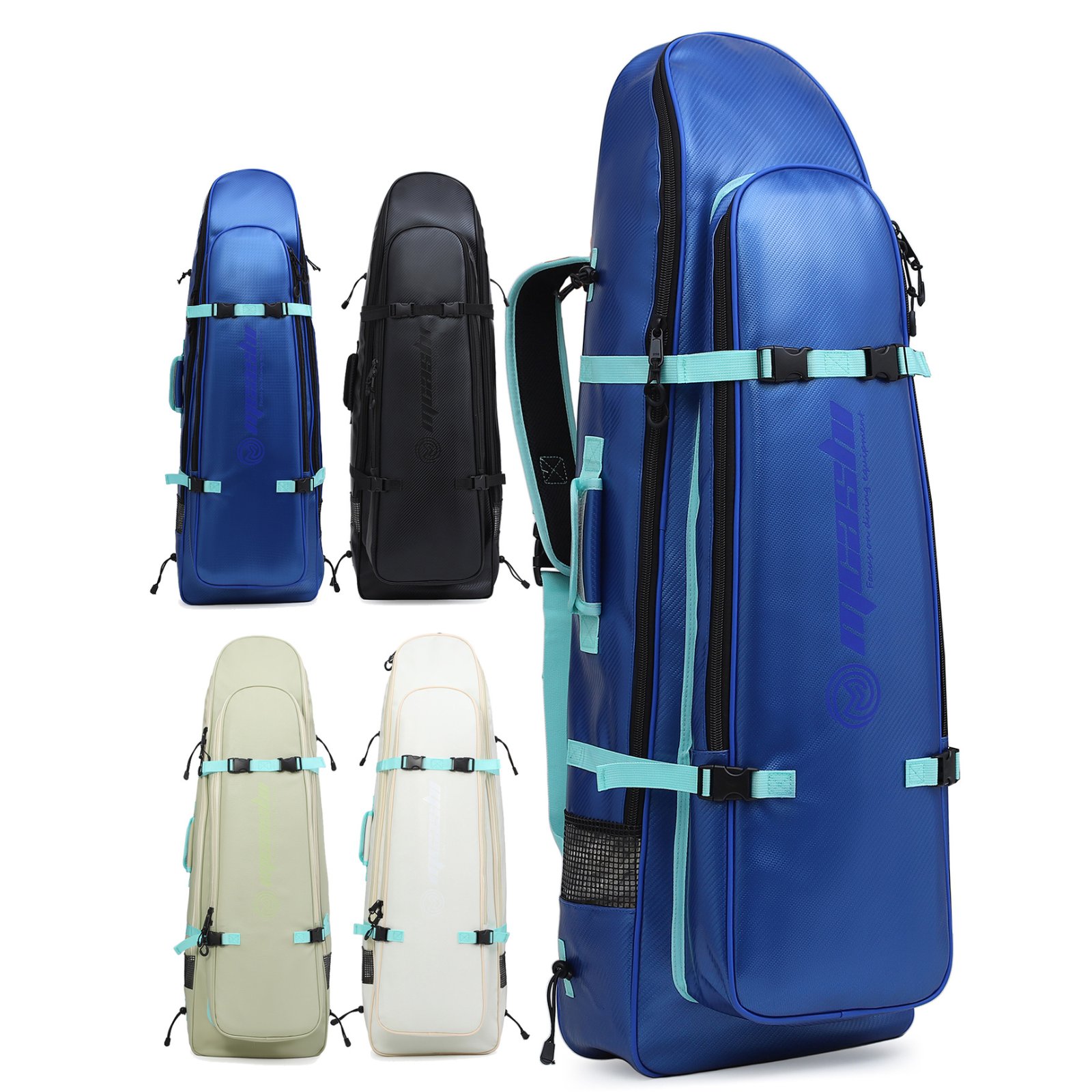 حقيبة زعانف غوص طويلة محمولة،  - مراجعة Swim Fins وسعره